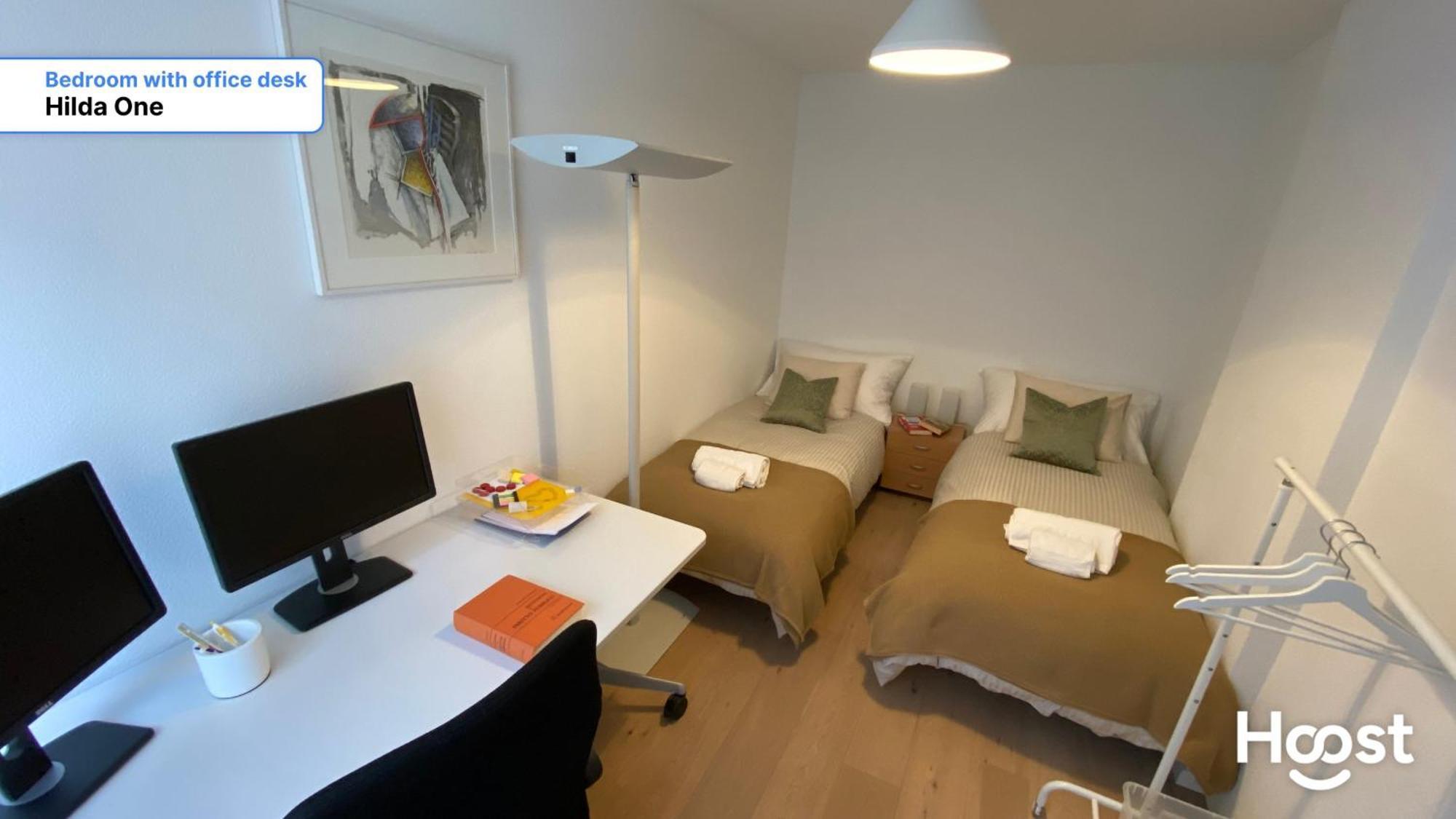 H1 With 4,5 Room, Bathroom, Kitchen, Central, Quiet & Modern With Office Zurich Extérieur photo