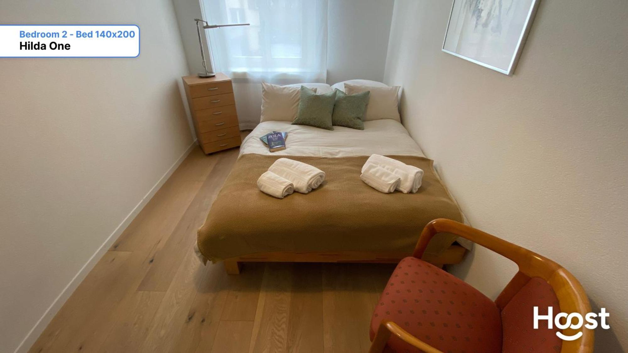 H1 With 4,5 Room, Bathroom, Kitchen, Central, Quiet & Modern With Office Zurich Extérieur photo